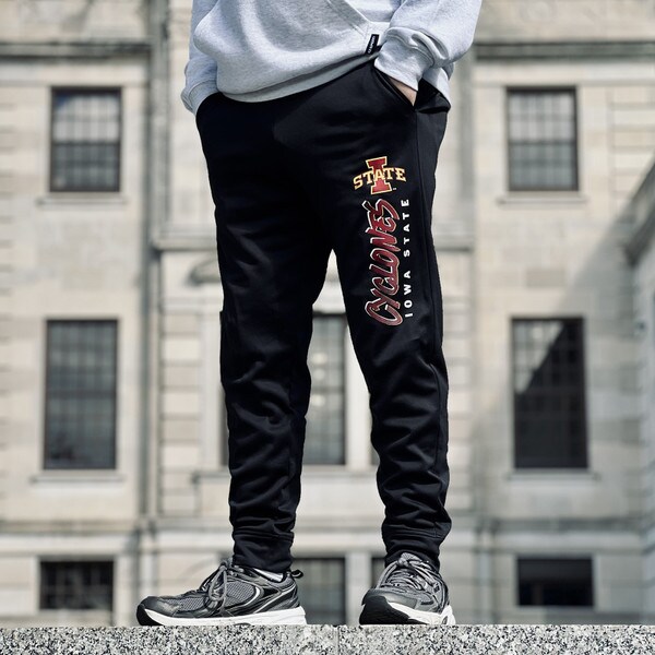 College House I-State Cyclones Black Joggers (was $69.99)